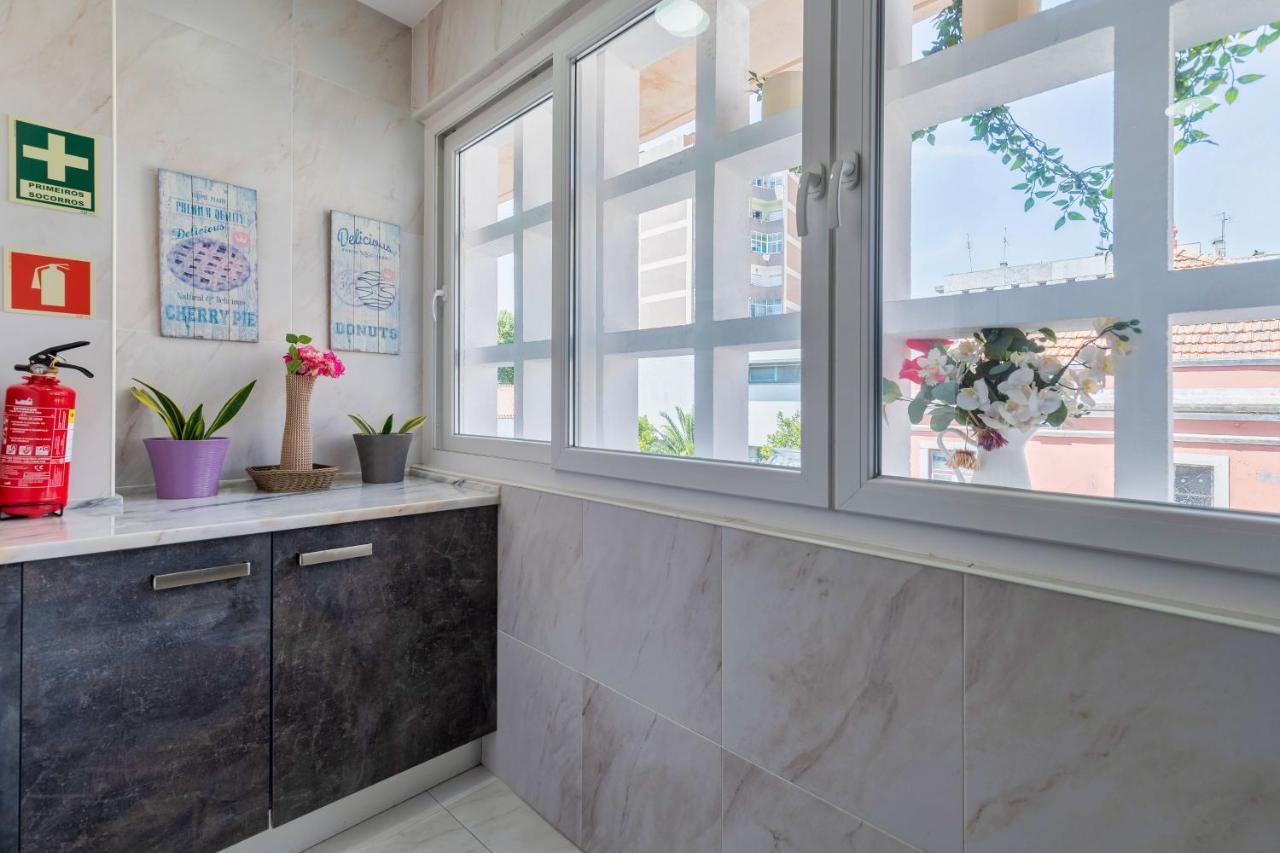 Setubal Downtown Garden Apartman Kültér fotó